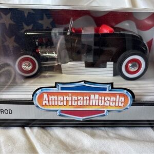 Ertl American muscle 1932 Ford Roadster black 1:18 Die Cast street rod vintage